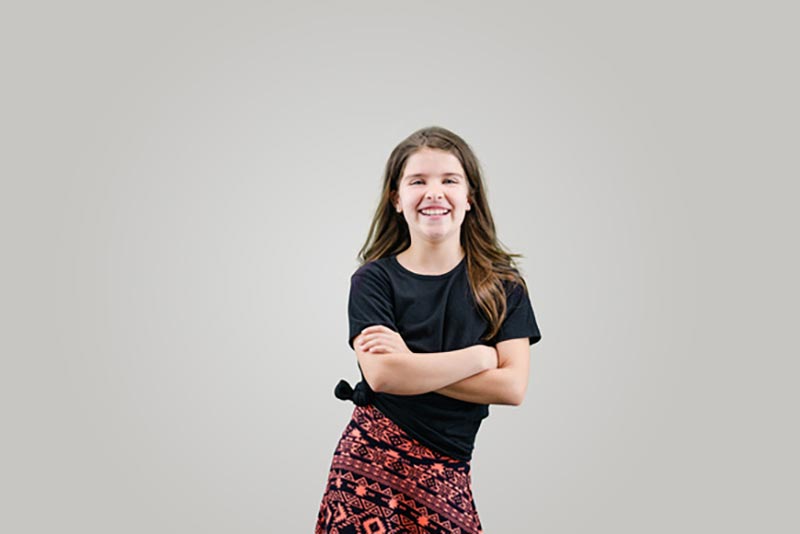 smiling girl