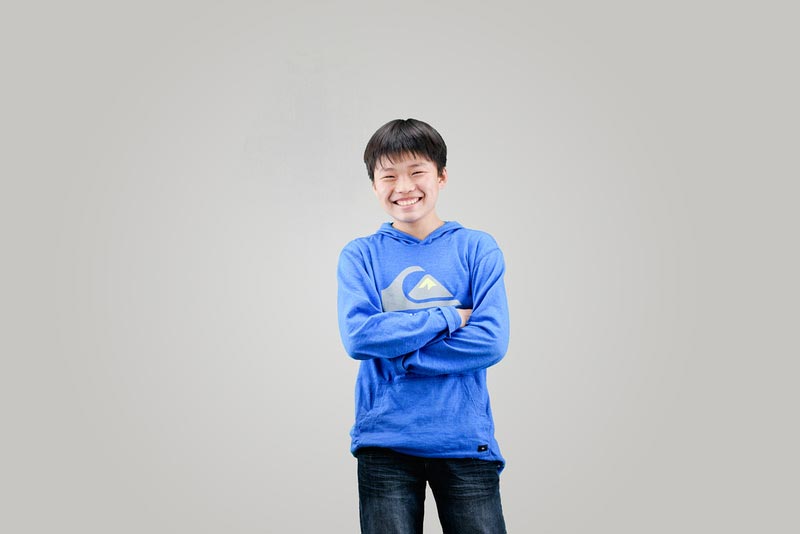 smiling young boy