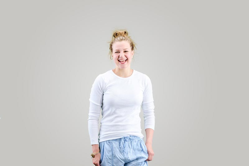 laughing young girl