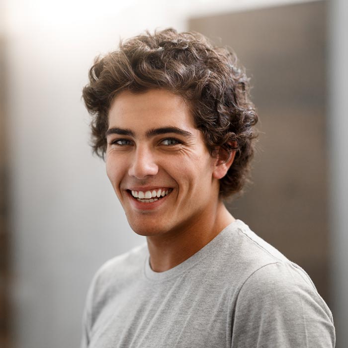smiling young man